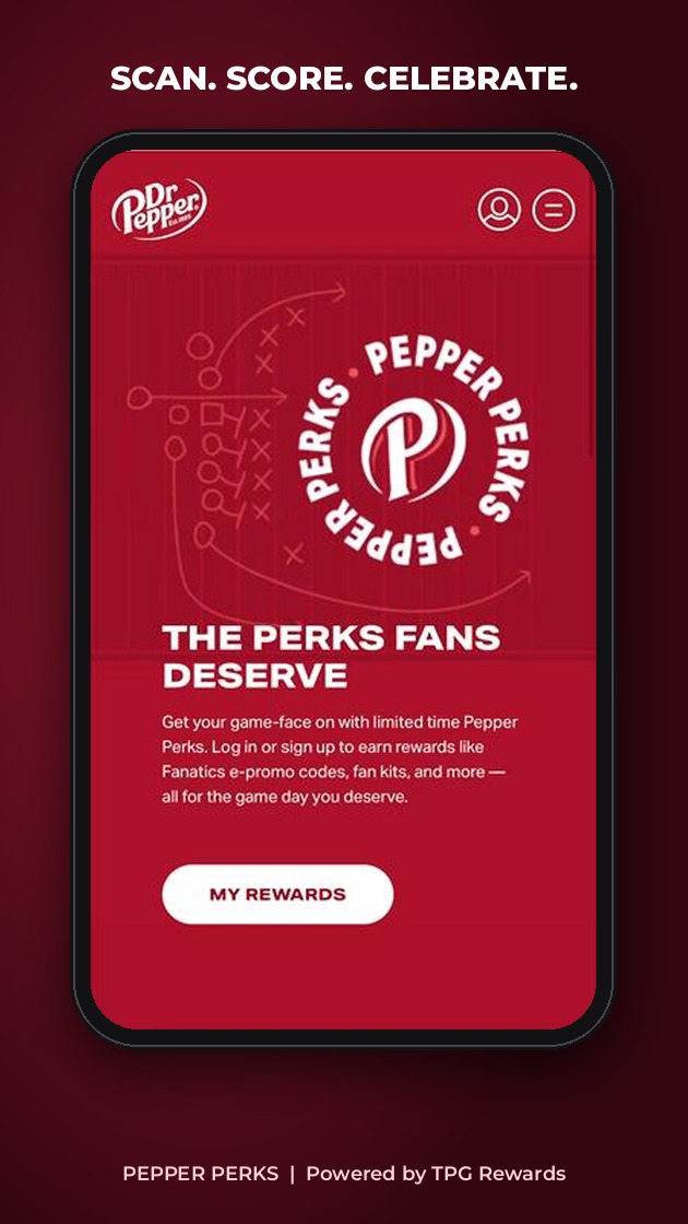 Pepper Perks mobile loyalty experience